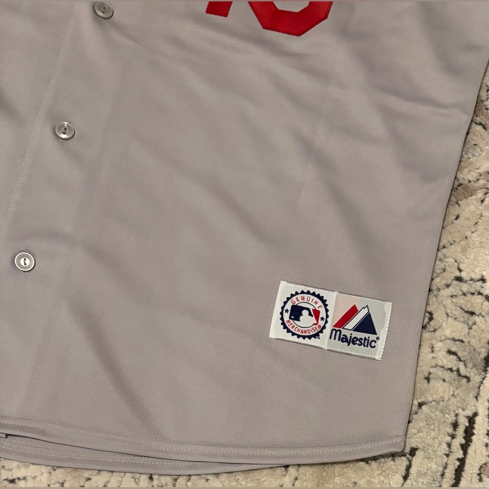 Majestic Authentic LA Dodgers Road Hideo Nomo #16 Japan MLB Jersey Men’s Sz: XXL - Picture 5 of 6